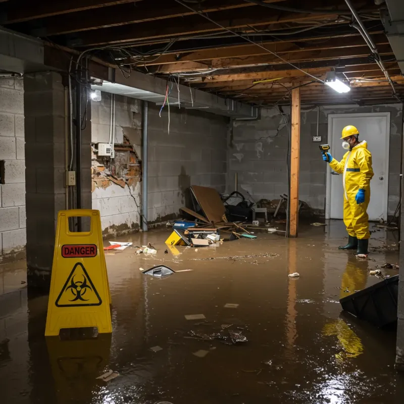 Flooded Basement Electrical Hazard in Alamosa East, CO Property